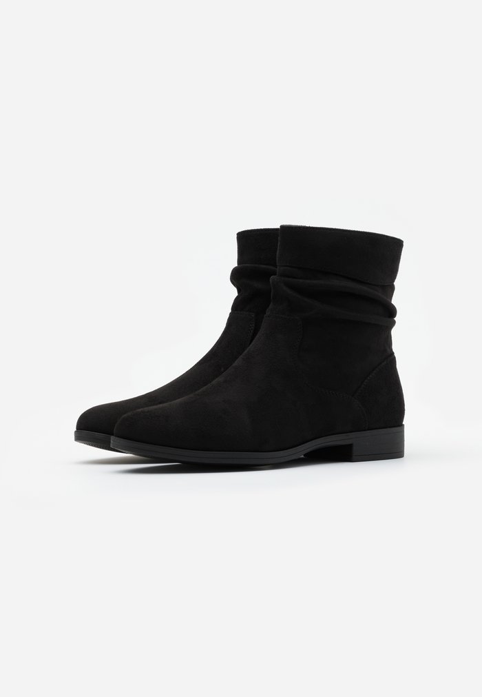 Bottines Anna Field Classiche Plates Zip UP Noir Femme | ZDK-7191329